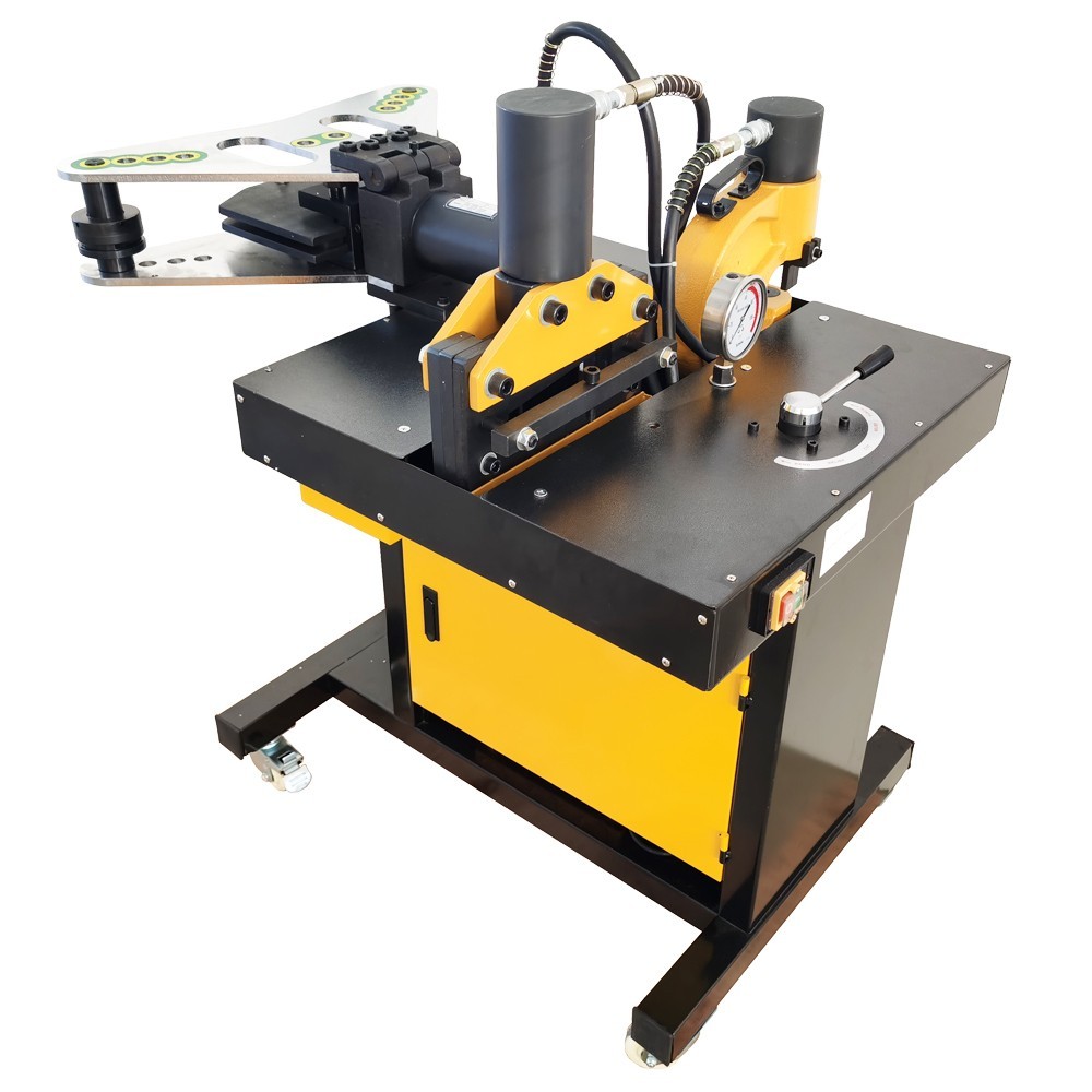 110V Multi-functional 4 in 1 Electric Hydraulic Busbar Processing Machine 750W