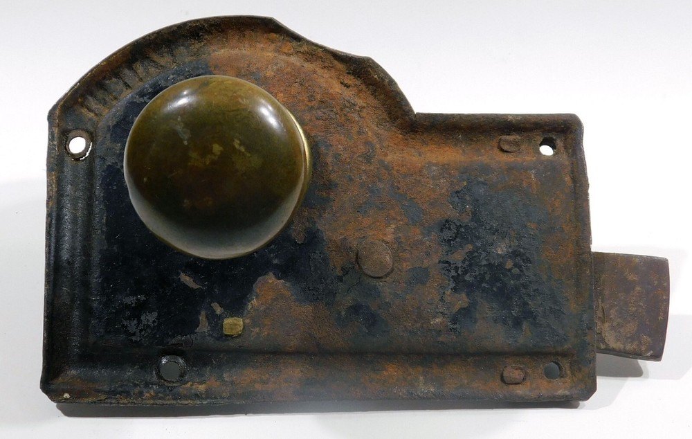 1846 Edwin Cotterill Signed Patented Plate Latch