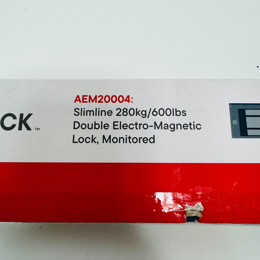 CQR AEM20004 280KG 600lbs Double Electromagnetic Lock Monitored