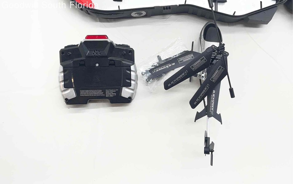 Black Spider-XT Tactical Wireless Helicopter With Remote Controller Not Tested