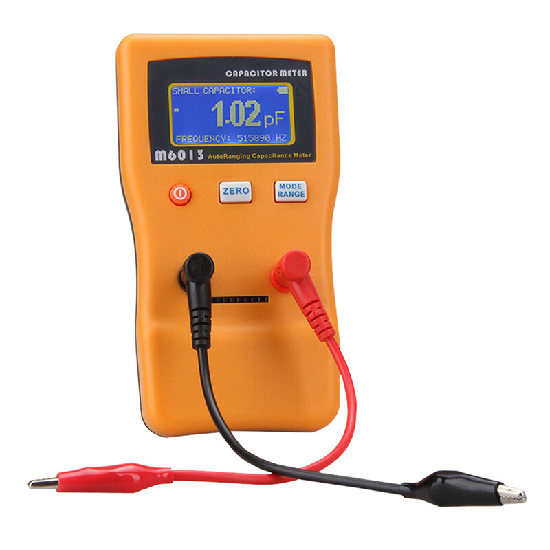 Professional Capacitor Meter Capacitance Resistance Circuit Tester Meter New