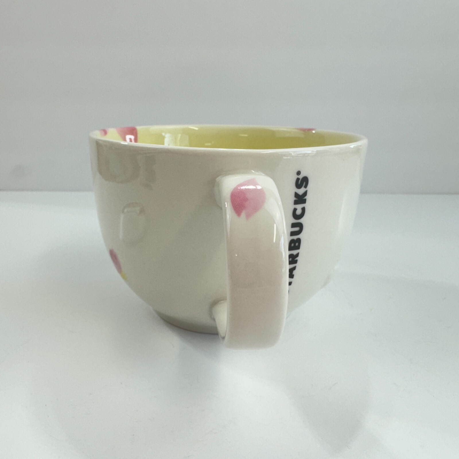 Starbucks Coffee Mug 2015 Sakura Pink Cherry Blossoms 12 oz Limited