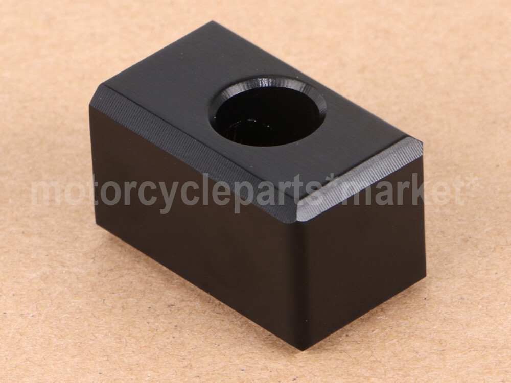 Black Motorcycle Bottom Headlight Mount Block For Harley Cruiser Chooper Custom