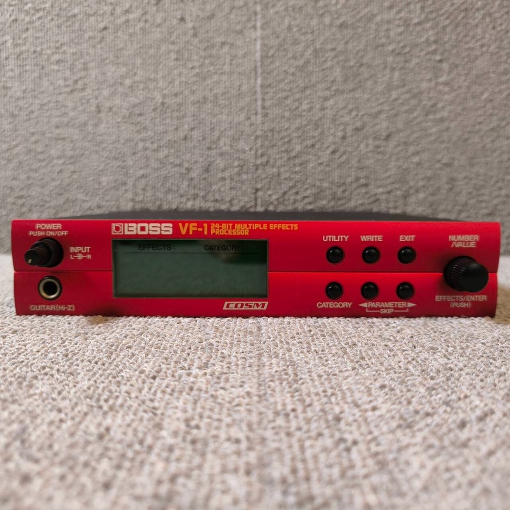 BOSS VF-1 24-Bit Multi-Effects Processor Made in Japan With Power Supply ※READ