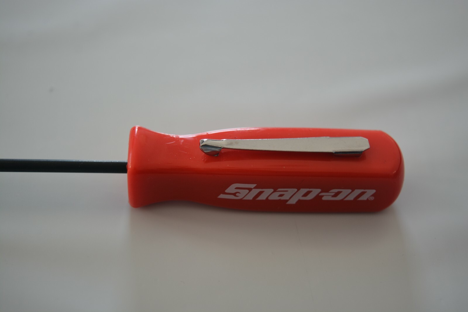 snap on tools promotional mini pocket clip flat pry bar red handle small new 2PC