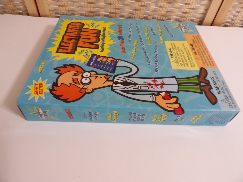 Be Amazing! "Electrified Fun" - 20 Powerfully Exciting Experiments Kit Set
