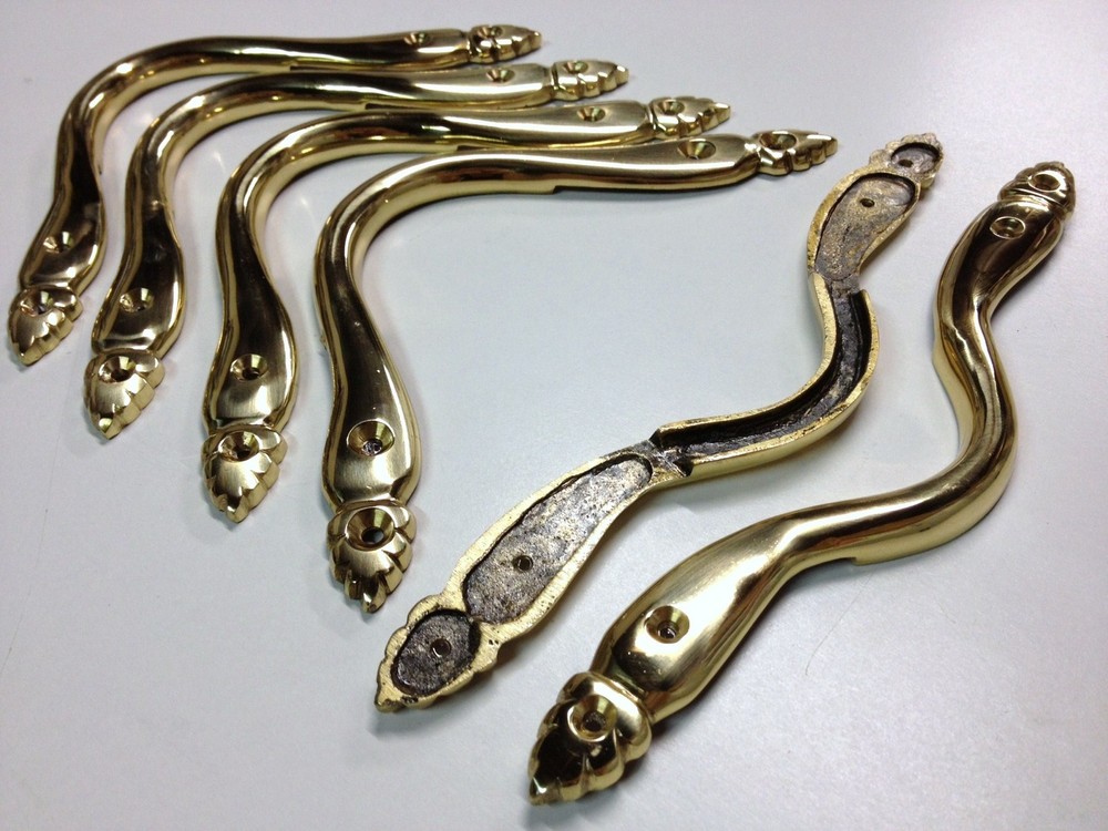 QUALITY Pool Snooker Billiard Table Pocket irons Brackets Solid Brass Arrow Head