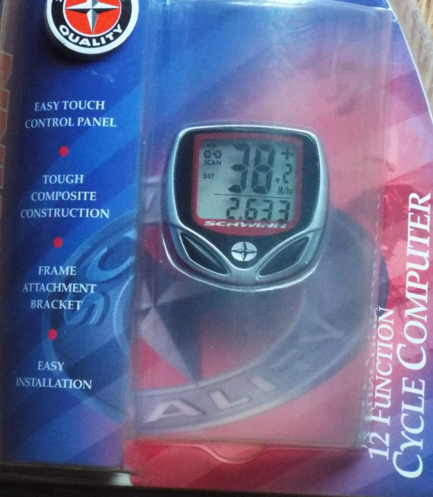 Schwinn 12 Function Bicycle Computer Speedometer Odometer SW500T - NEW