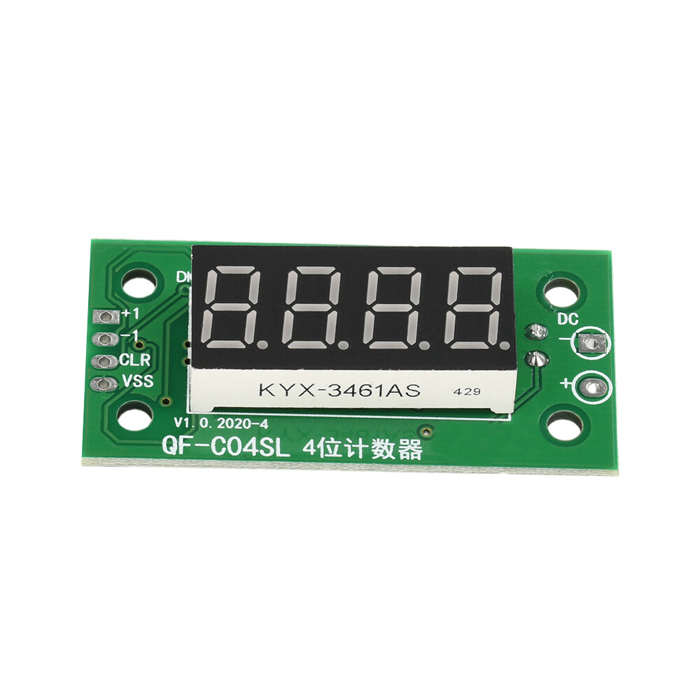 DC4-40V 0-9999 Electronic Digital Counter Module With Power Cut Memory Function