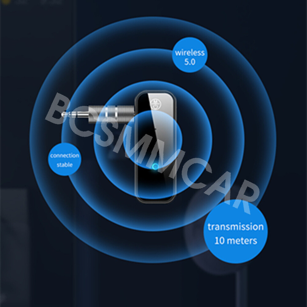 Bluetooth Wireless Transmitter Receiver Car Audio Adapter USB Charger 3.5mm AUX