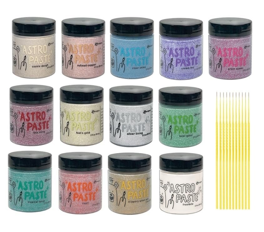 Simon Hurley Glitter Paste Bundle - All 13 Astro Pastes - Cookie Dough,...
