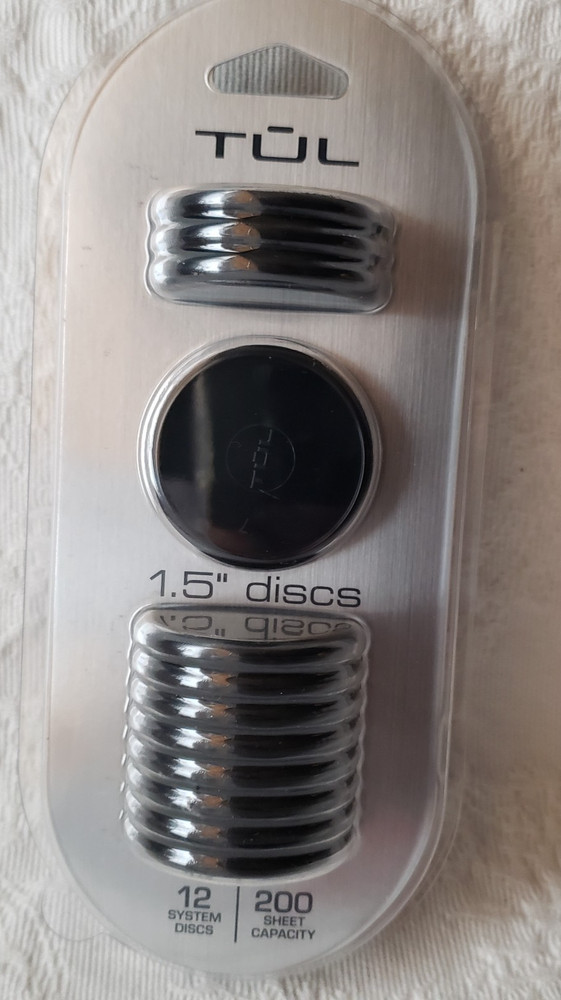 TUL 1.5" Discs 12 Pack Black 200 Sheet Capacity