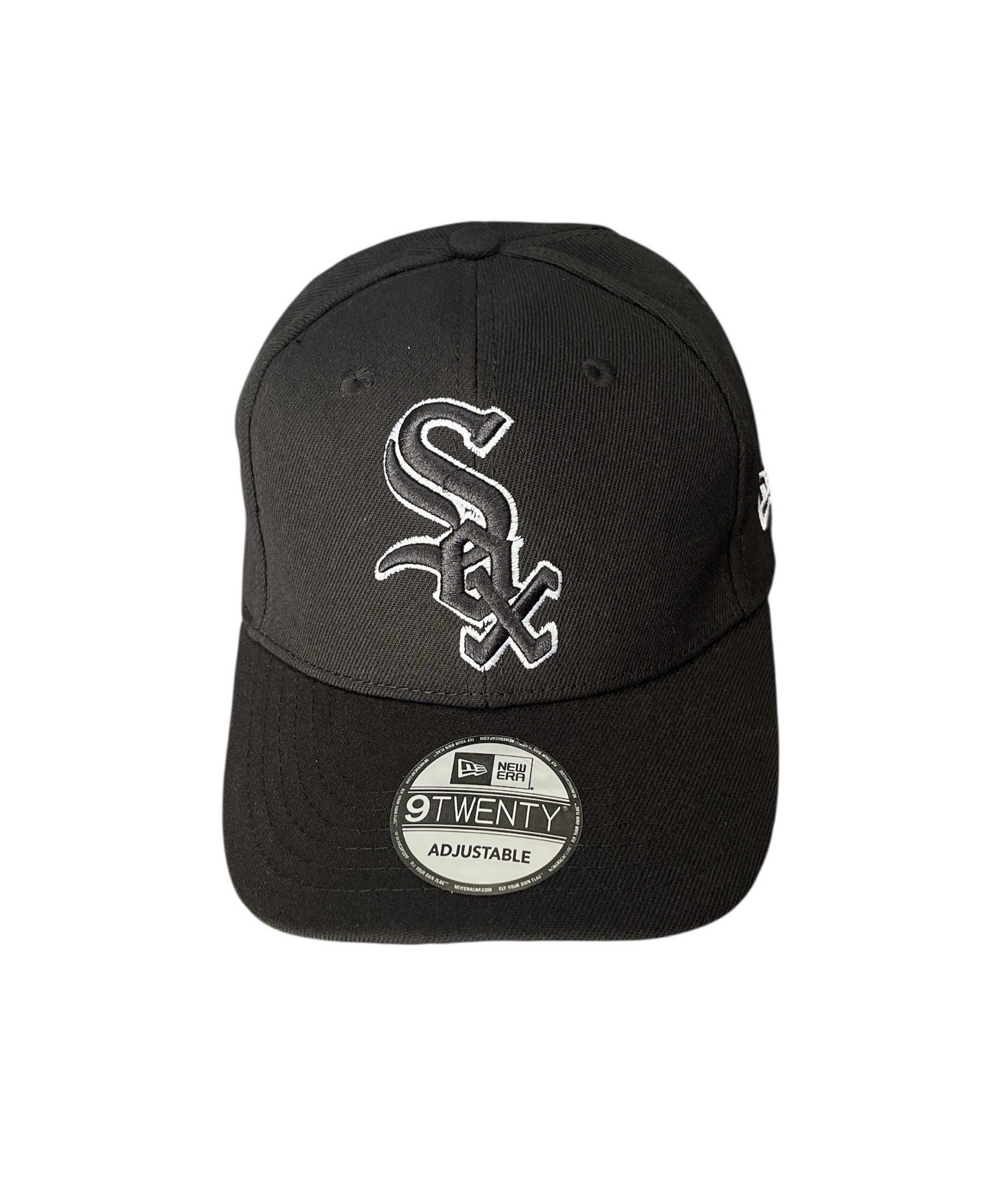 Chicago White Sox 9Twenty New Era Adjustable Hat Black & White NEW