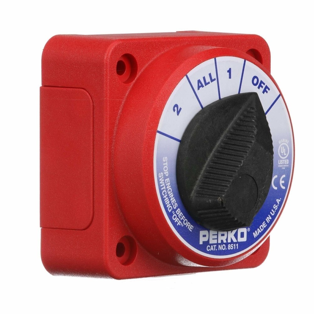 Seachoice 11531 Compact Battery Selector Switch, for Use with Two (2) or More...