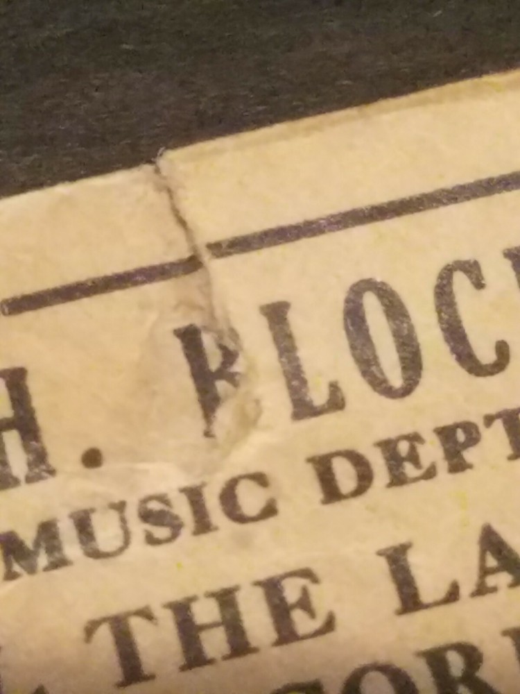 Gramophone phonograph needle packet empty