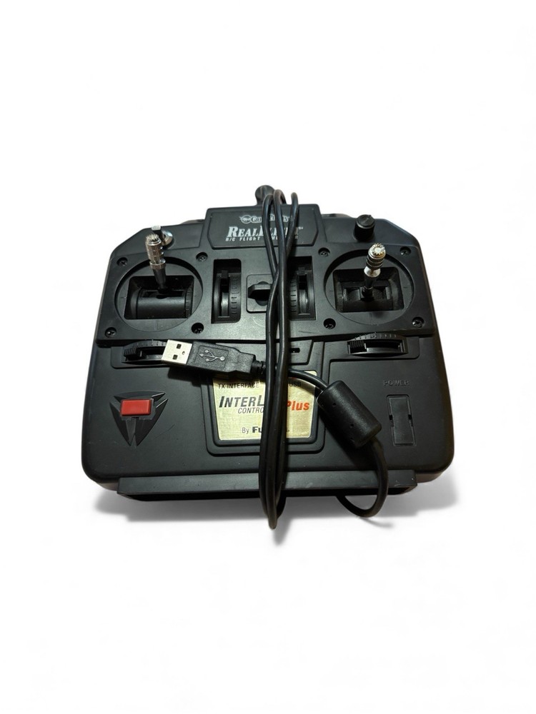 Great Planes Real Flight R/C Simulator Futaba Interlink Plus USB Controller