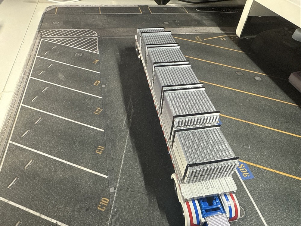 1/64 DCP Metal Sheet Load for Flatbed Trailer