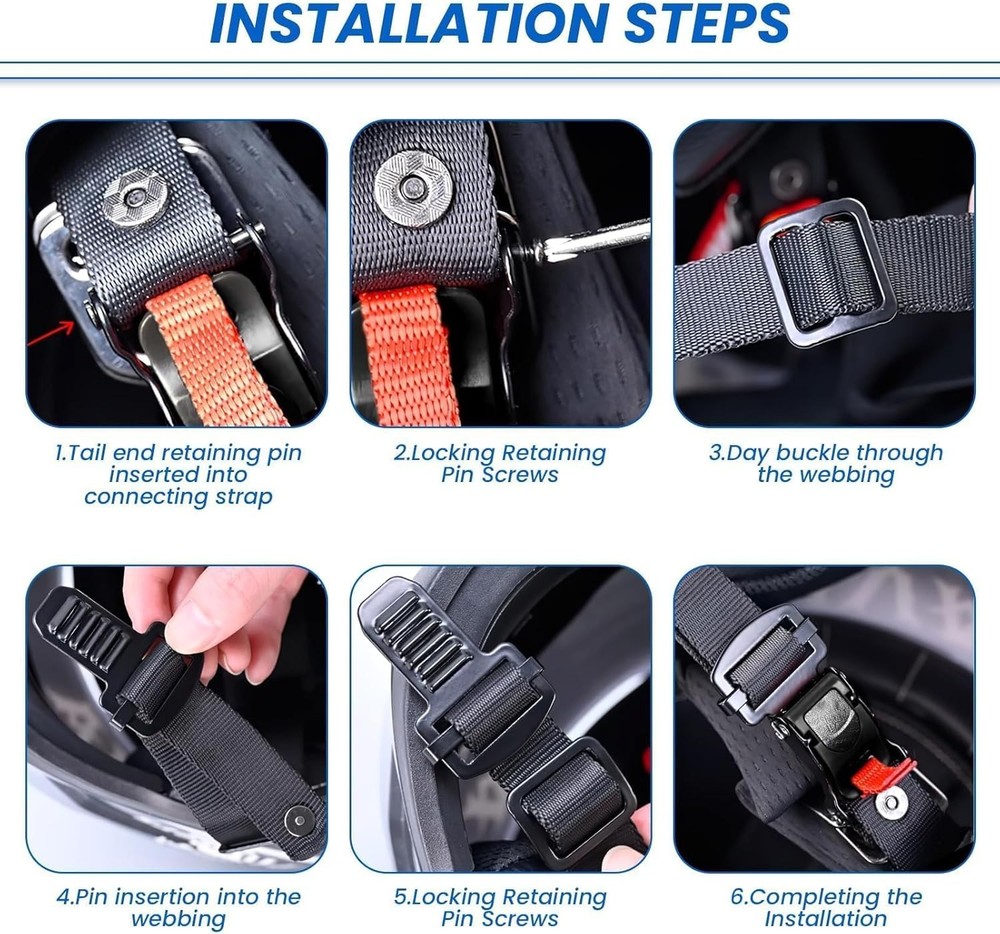 Motorcycle Helmet Quick Release Buckle Kit