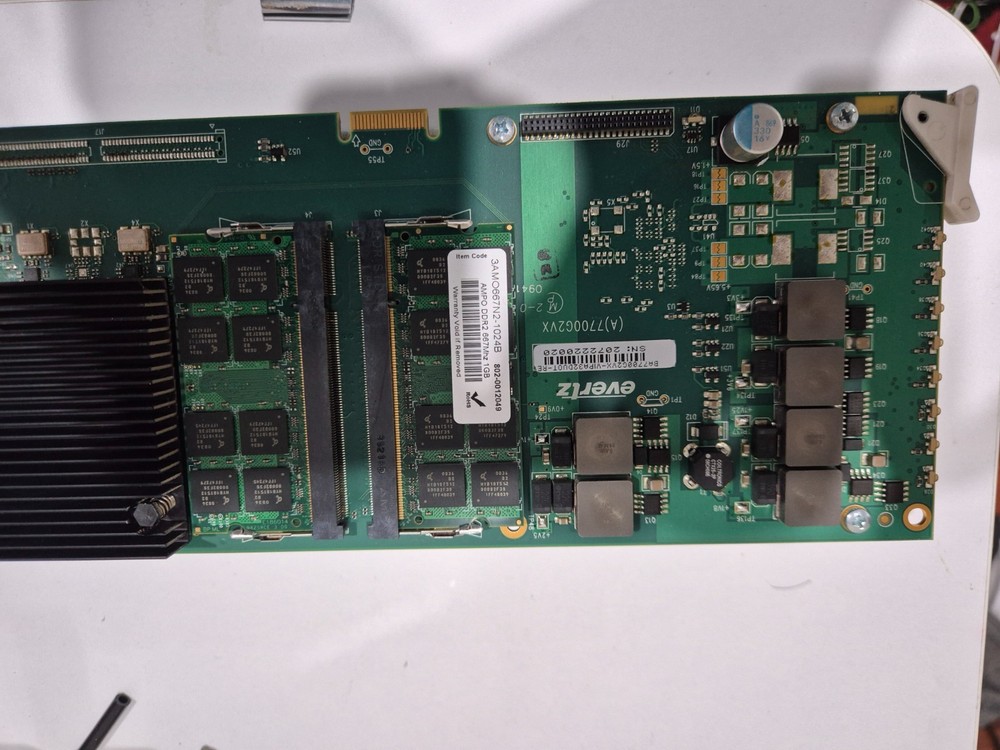 Evertz 7867VIPA32-DUO-HS-DIN HD/SD Display Processor Multiviewer Mini Din cables