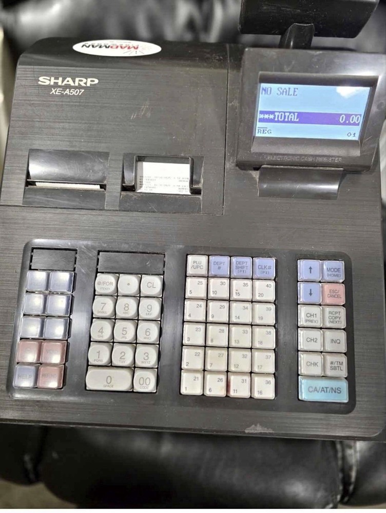 Sharp XE-A507 Electric Cash Register With Drawer