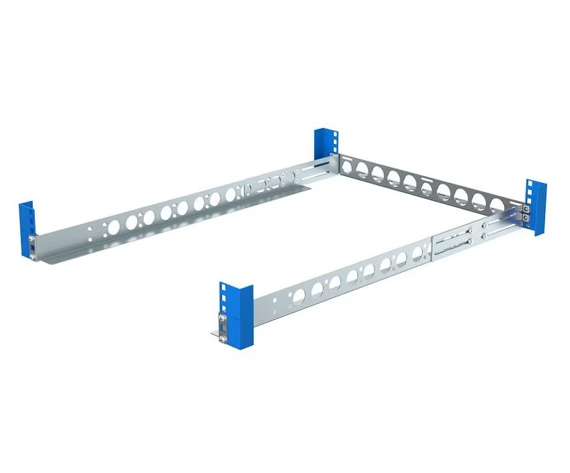 Innovation Rack Solutions 1U Universal Fixed Rail- 4 Post, 24" Mount Depth
