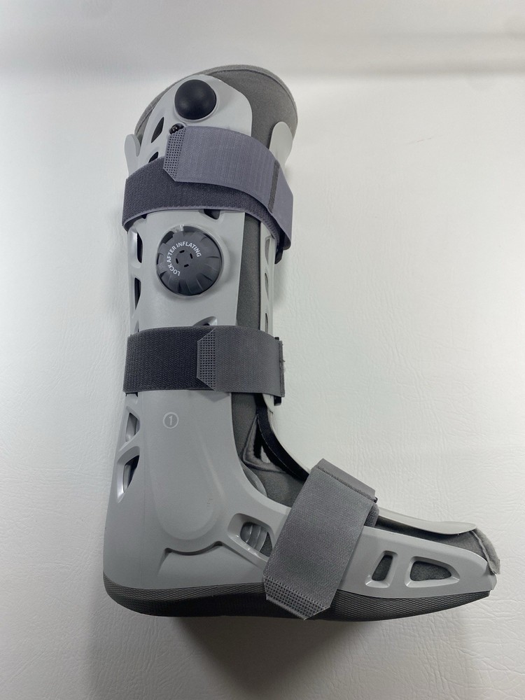 Aircast Softstrike Walking Boot Size Extra Large With Side Pump Inflation