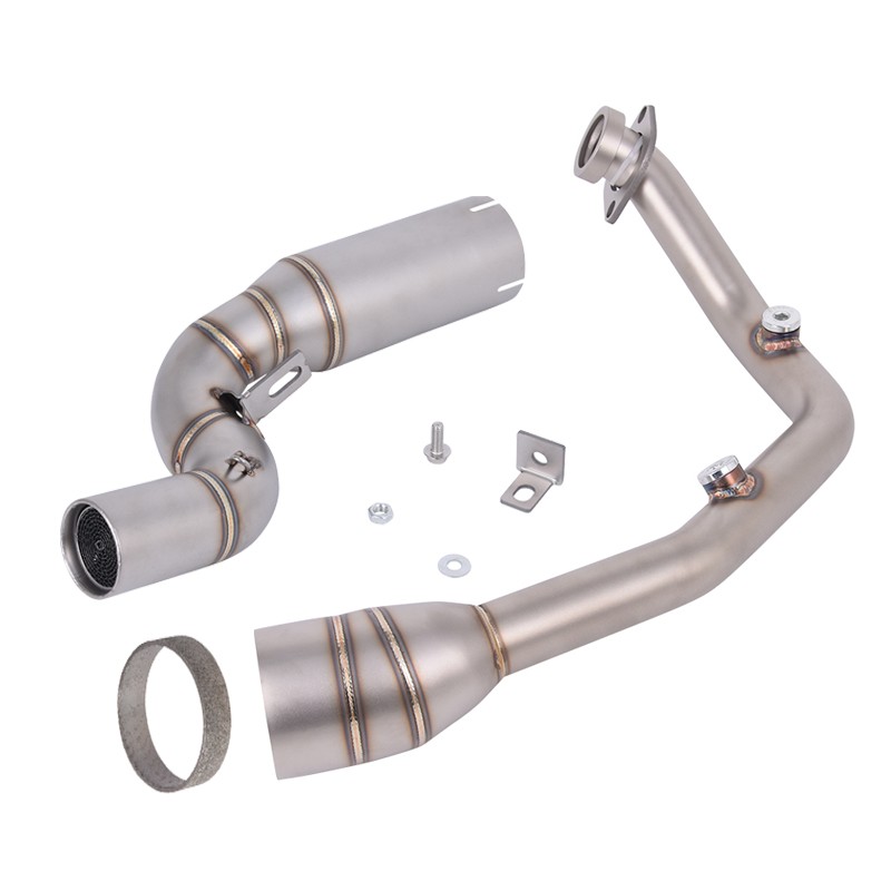 Full System Carbon Muffler Exhaust Link Pipe Modified For Duke 250 390 2025 2026