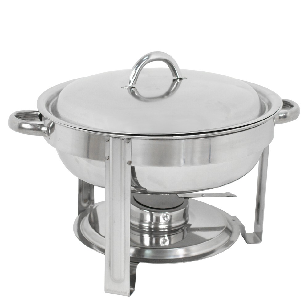 Lot 5~5 Quart Stainless Steel Rectangular Chafing Dish Full Size Buffet Catering