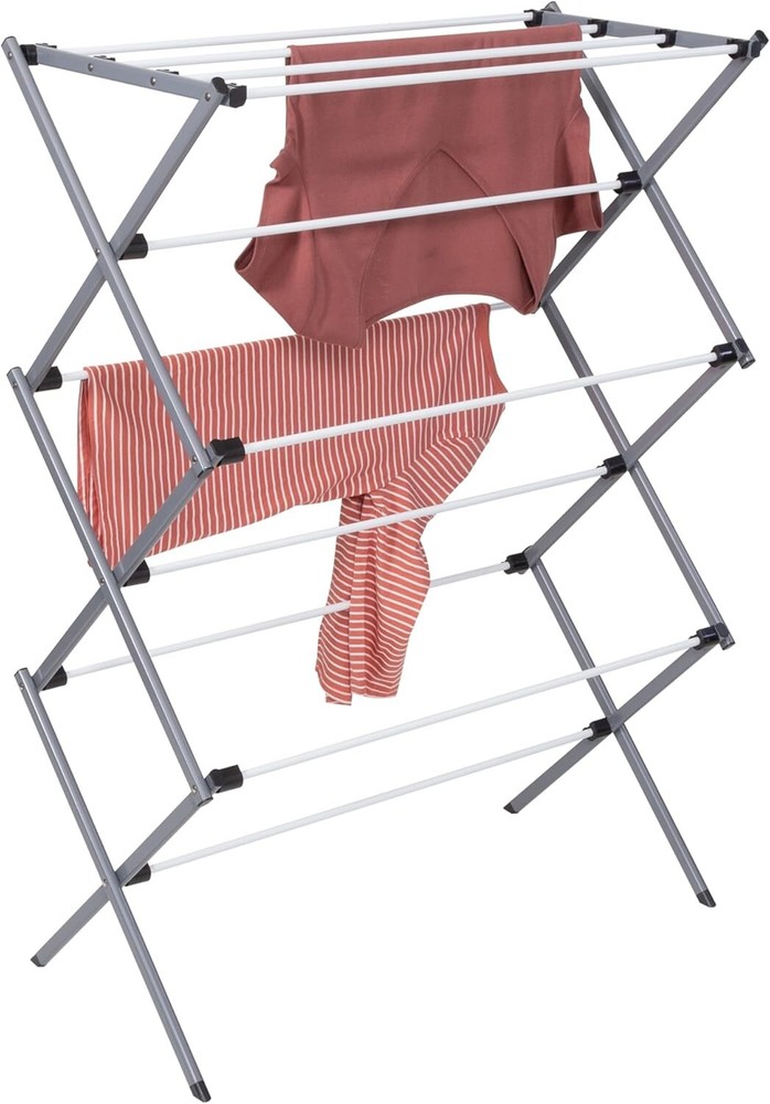 Compact and Lightweight Clothes Drying Rack - Easy Storage with 24ft Space