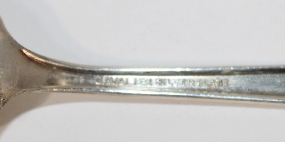 6 CAVALIER silverplate CVR1 Sugar Spoons