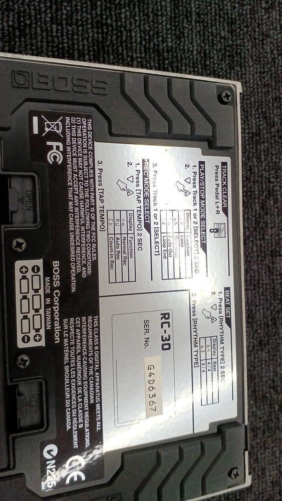 BOSS Model RC-30 Loop Station