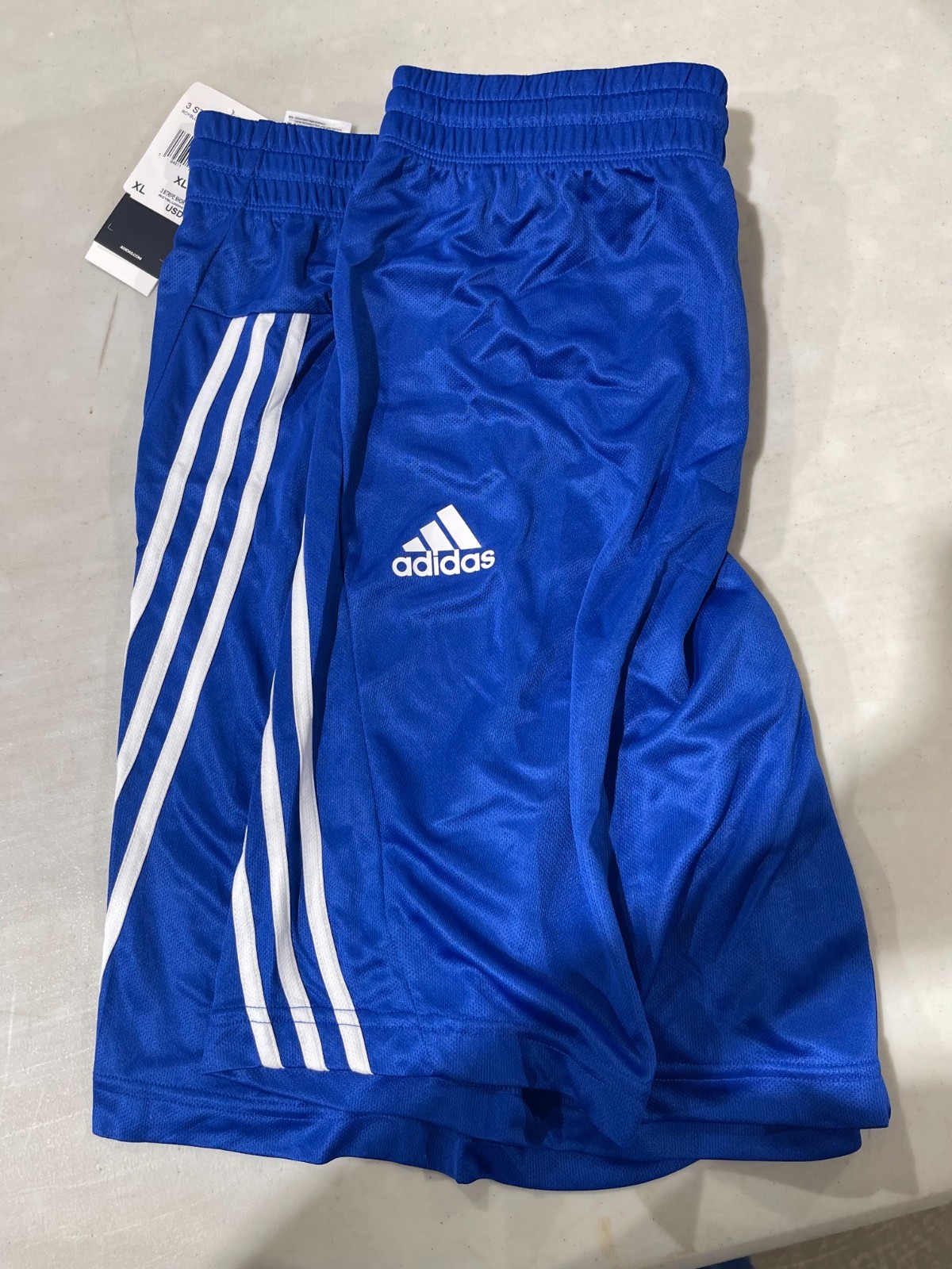 Adidas men's 3 stripe short royal GM2494/320