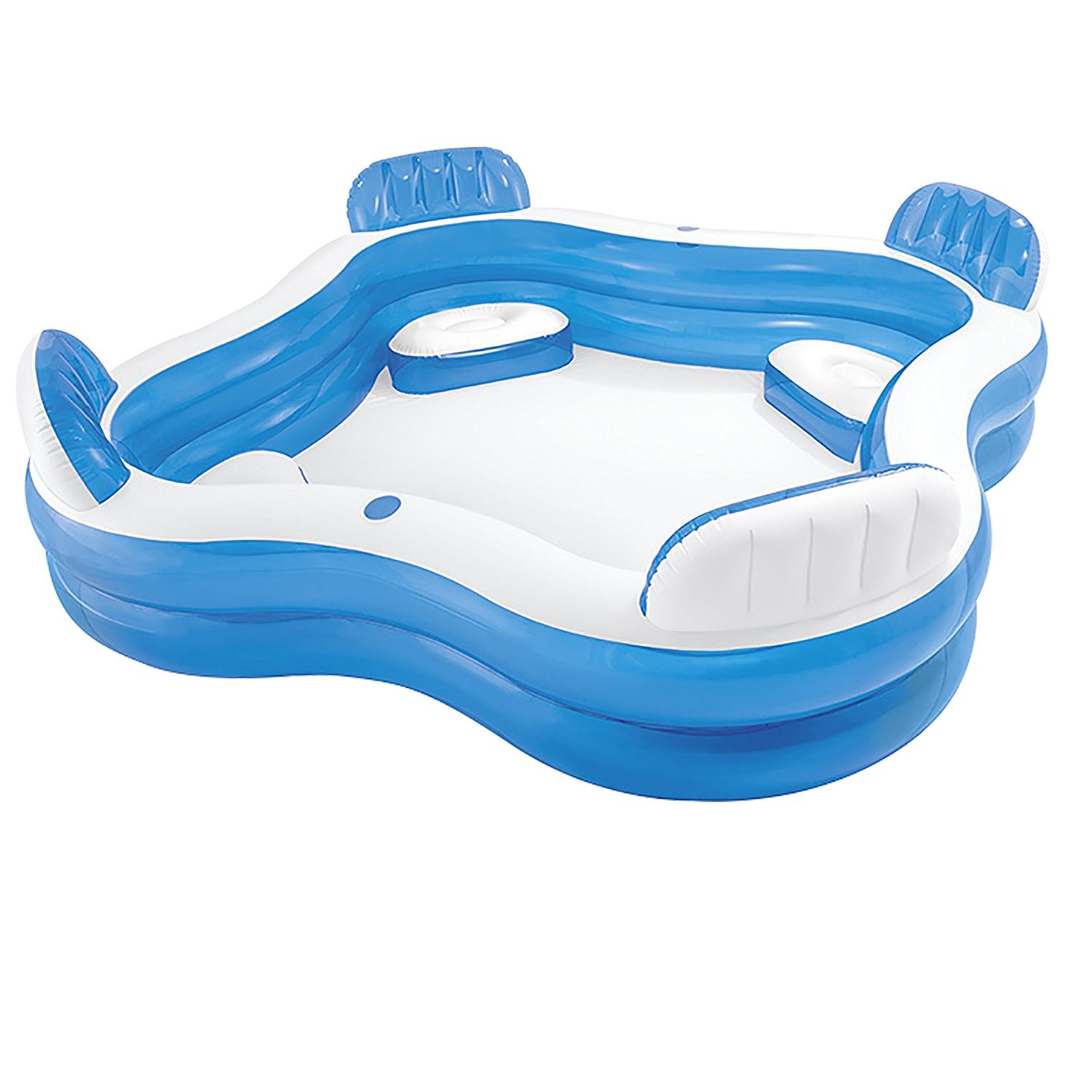 USED NO RETAIL BOX Intex 56475EP Swim Center Family Lounge Inflatable Pool 90inc
