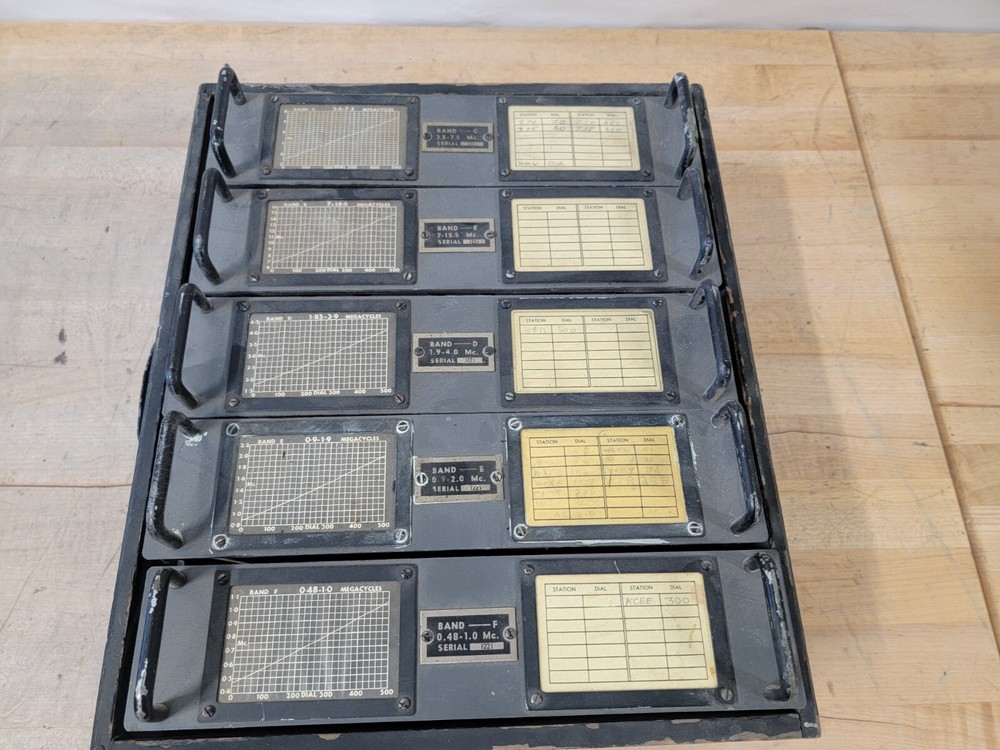 US Army Signal Corps Changeable Band Radio Transmitter W/ Modules! See All Pics!