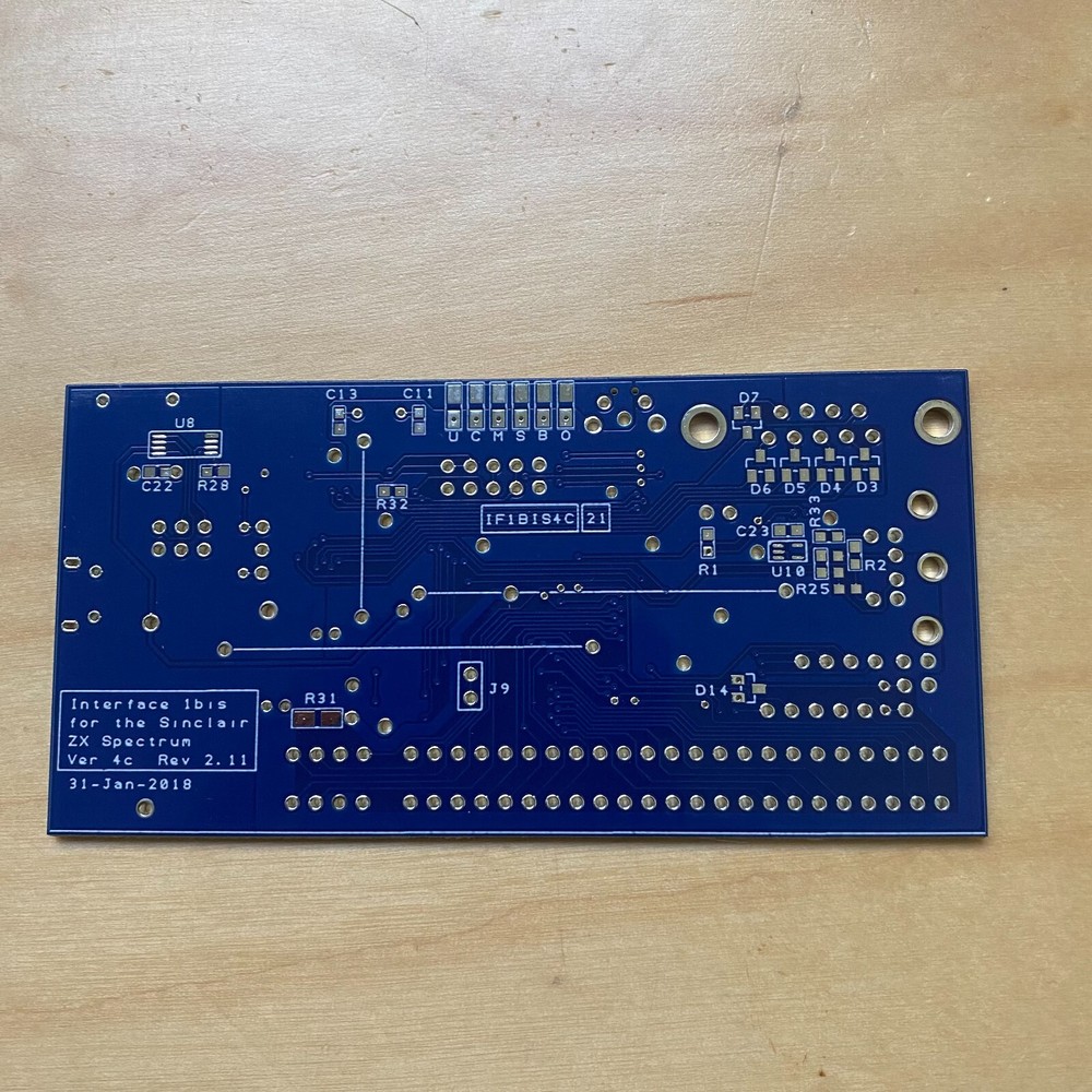 ZX Spectrum Interface 1bis Ver 4c, Rev 2.11