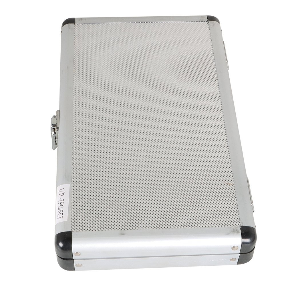 7Pcs 1/2" Lathe Tool Bit Set, Thread Insert & Holder, Carbide Indexable Turning