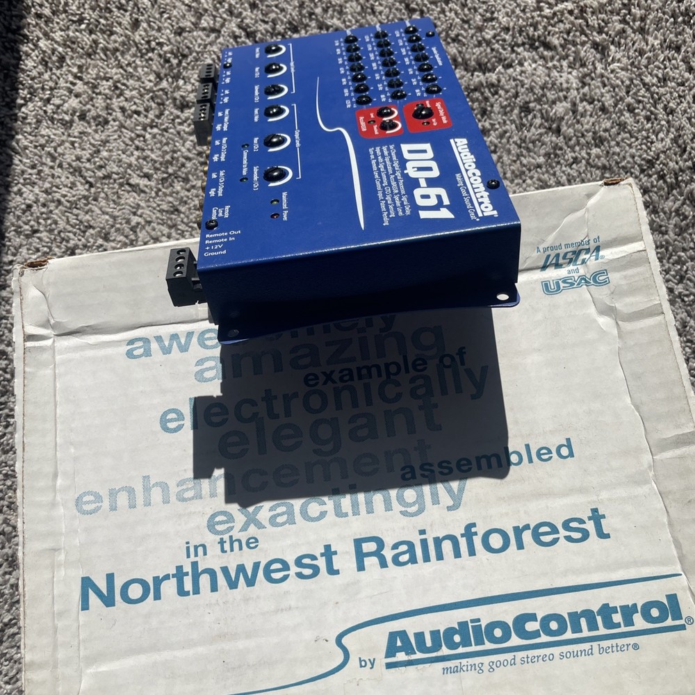 AudioControl DQ-61 Factory sound processor with equalization & time delay