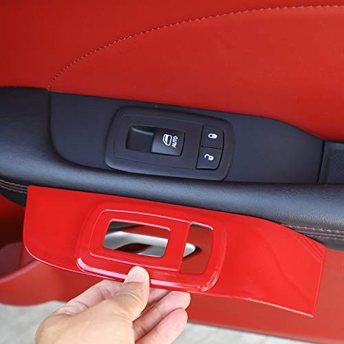 for Dodge Challenger 2015-2023 Window Lift Trim Switch Panel Accessories Red