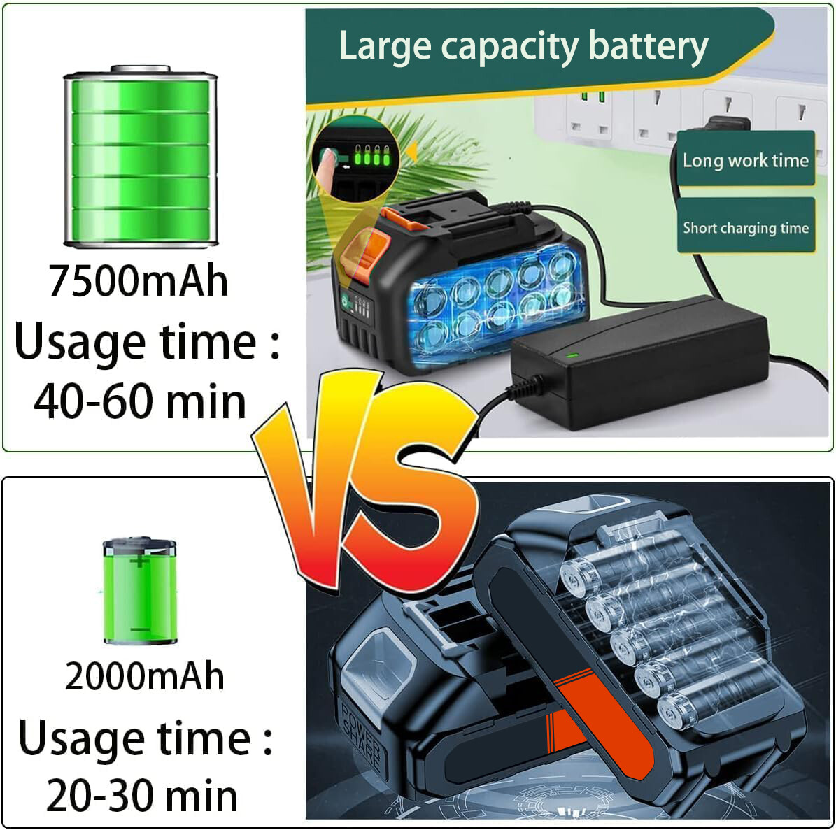 Electric Cordless Weed Lawn Eater Edger Yard Grass String Trimmer Cutter Mower