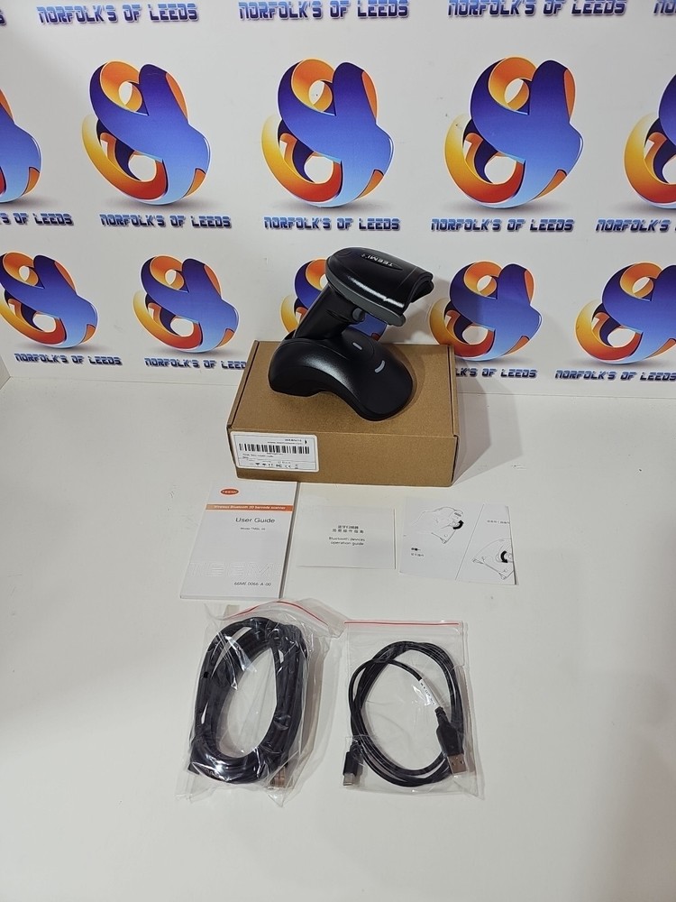 TEEMI TMSL 53 CR 2D Bluetooth Barcode Scanner USB Cradle QR PDF417 Datamatrix M