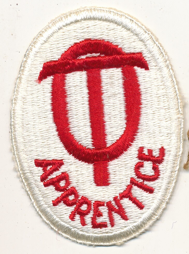 Occupational Therapy Apprentice patch WWII era make rare fully embroidered