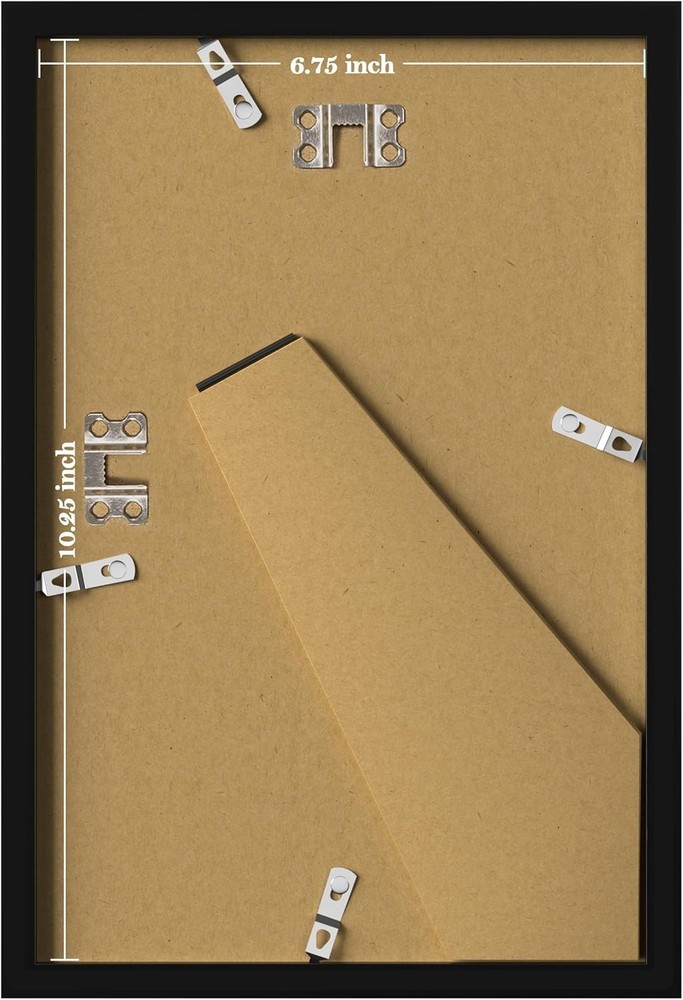 8 Pack Comic Book Frames, Fits Current 6 3/4 X 10 1/4, Wall/Tabletop Display