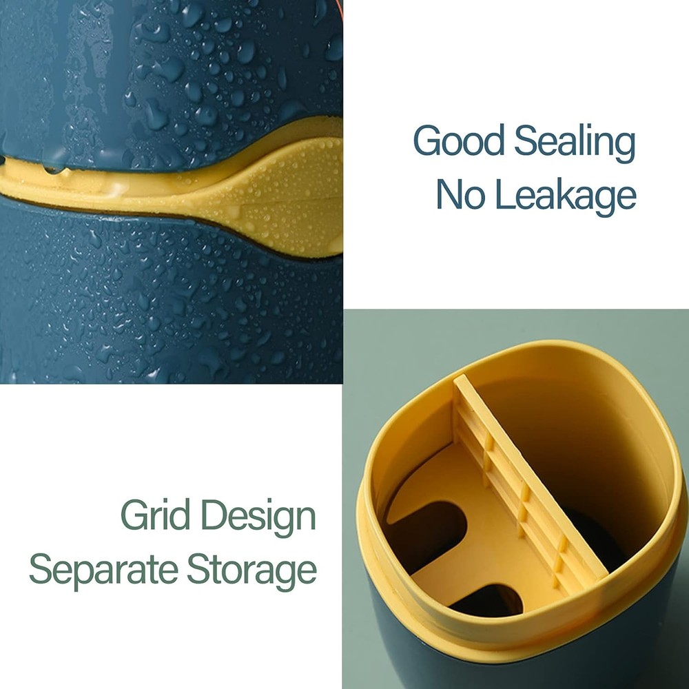 Travel Toothbrush Holder Portable Toothbrush Case Toothpaste Container