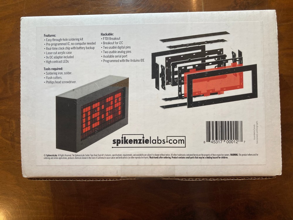 Solder: Time Desk Clock