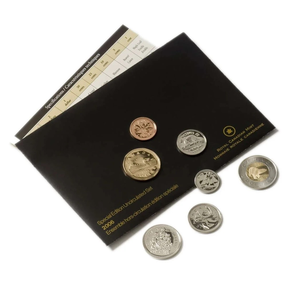 🇨🇦 2006 Special Edition Uncirculated Set RCM Logo Canada