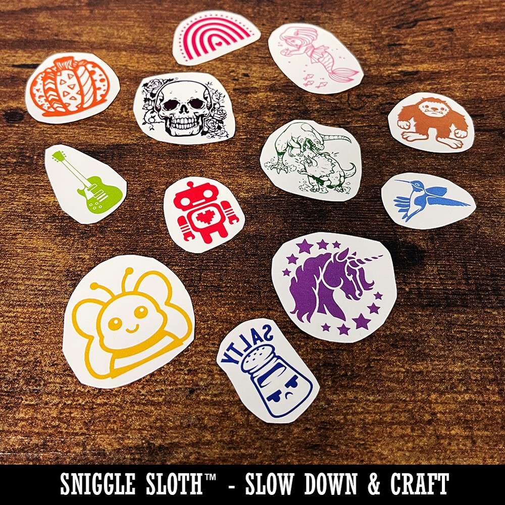 Parakeet on Branch Bird Solid Temporary Tattoo Water Resistant Set Collection