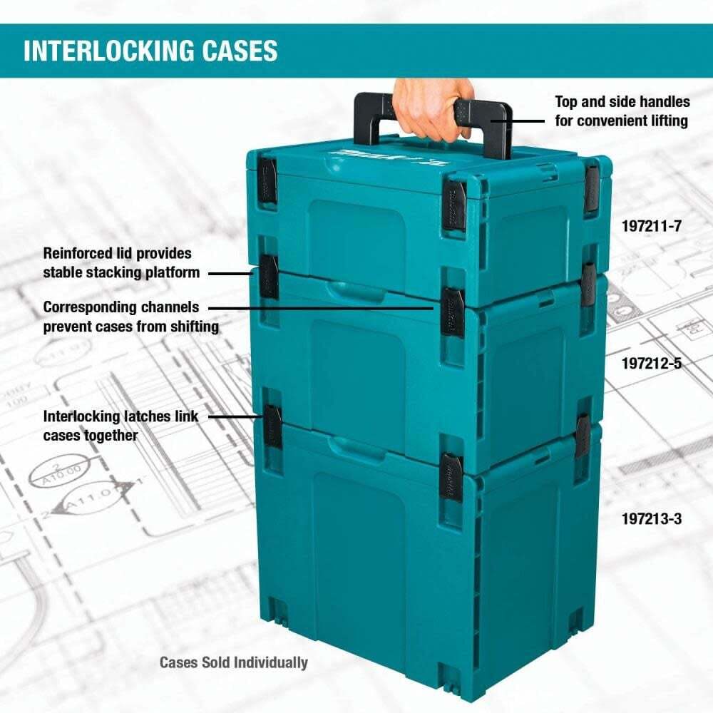 Makita Customizable Foam Insert For Interlocking Cases