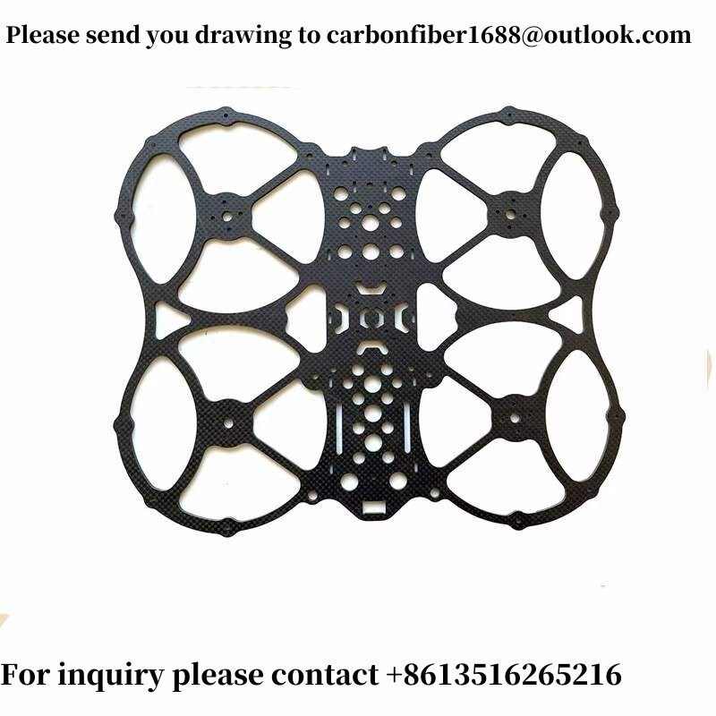 3K Carbon Fiber Sheet Customized Cutting Carbon Plate Processing CNC Machining