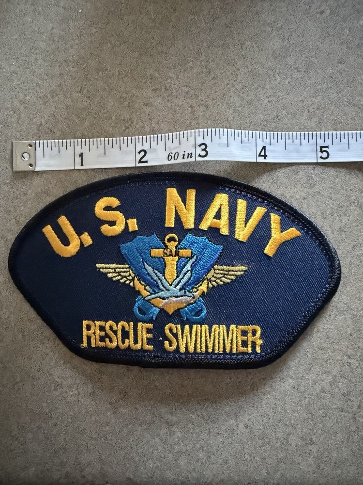 US Navy Rescue Swimmer Iron On Patch