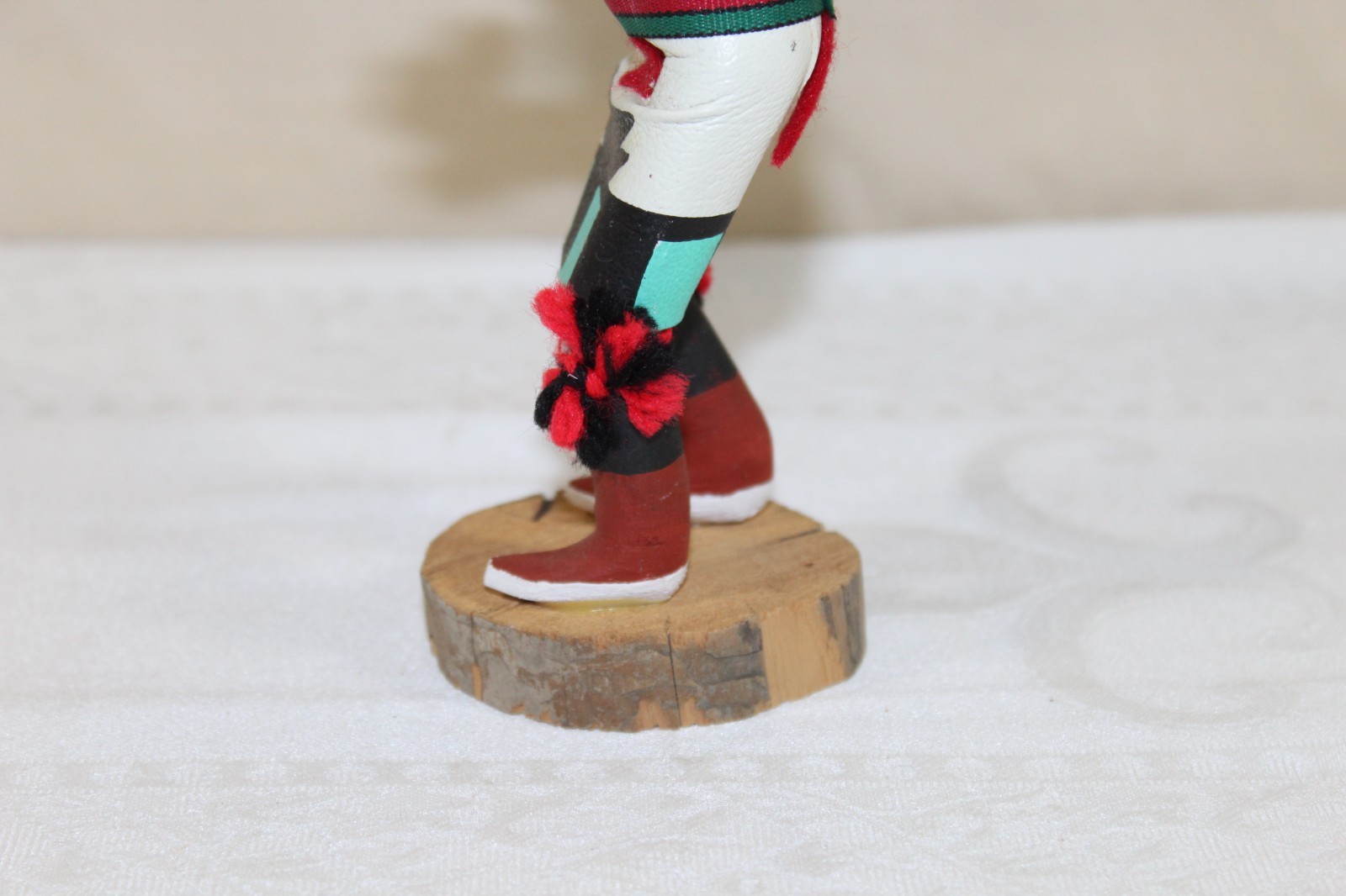 Vintage Hopi Pueblo 7.25" Kachina Doll "Broad Face" Signed C. King